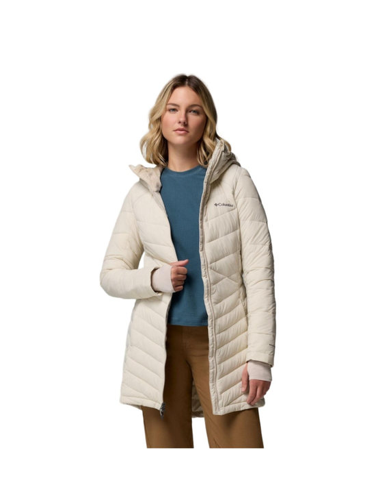 Columbia Jackets & Blazers - Columbia Joy Peak II Mid Hooded Jacket Womens XXL Ivory Omni-Heat NWT